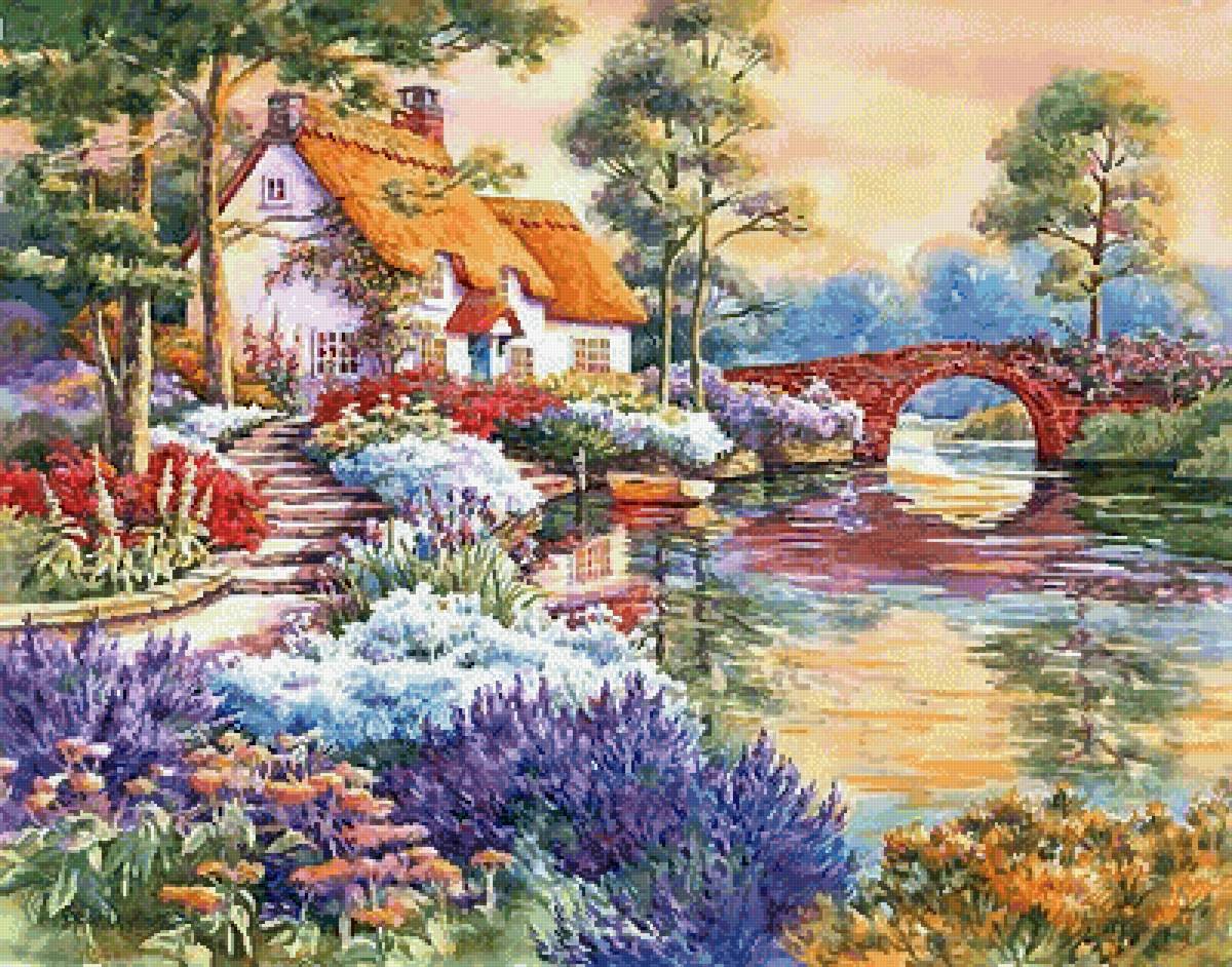 №2534154 - пейзаж, эрин дертнер, вода, мост - предпросмотр