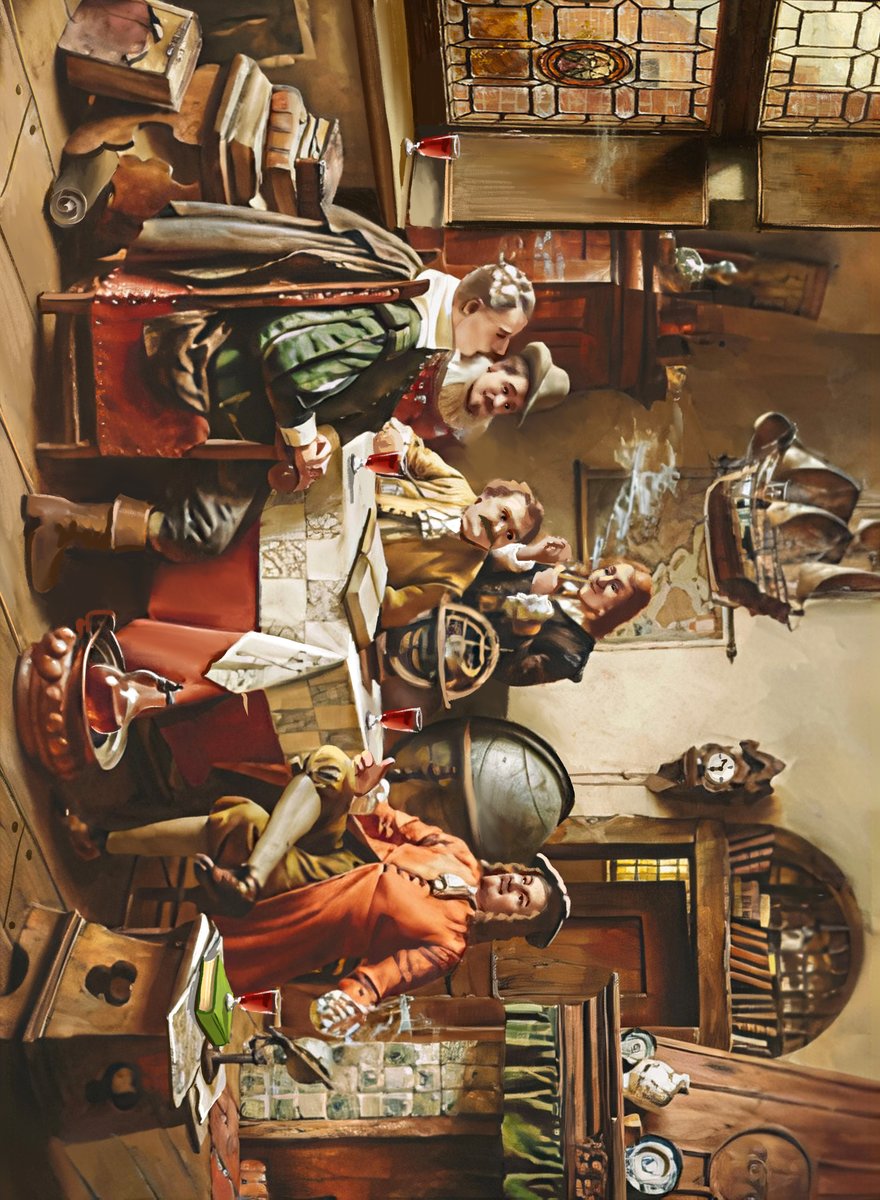 Заседание клуба путешественников - оригинал