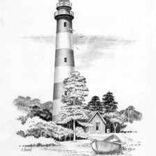 Схема вышивки «Маяк»