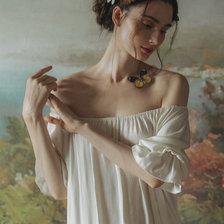 Схема вышивки «Девушка»