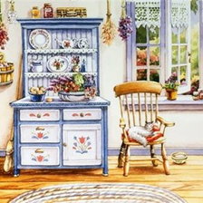 Схема вышивки «Кухонька»