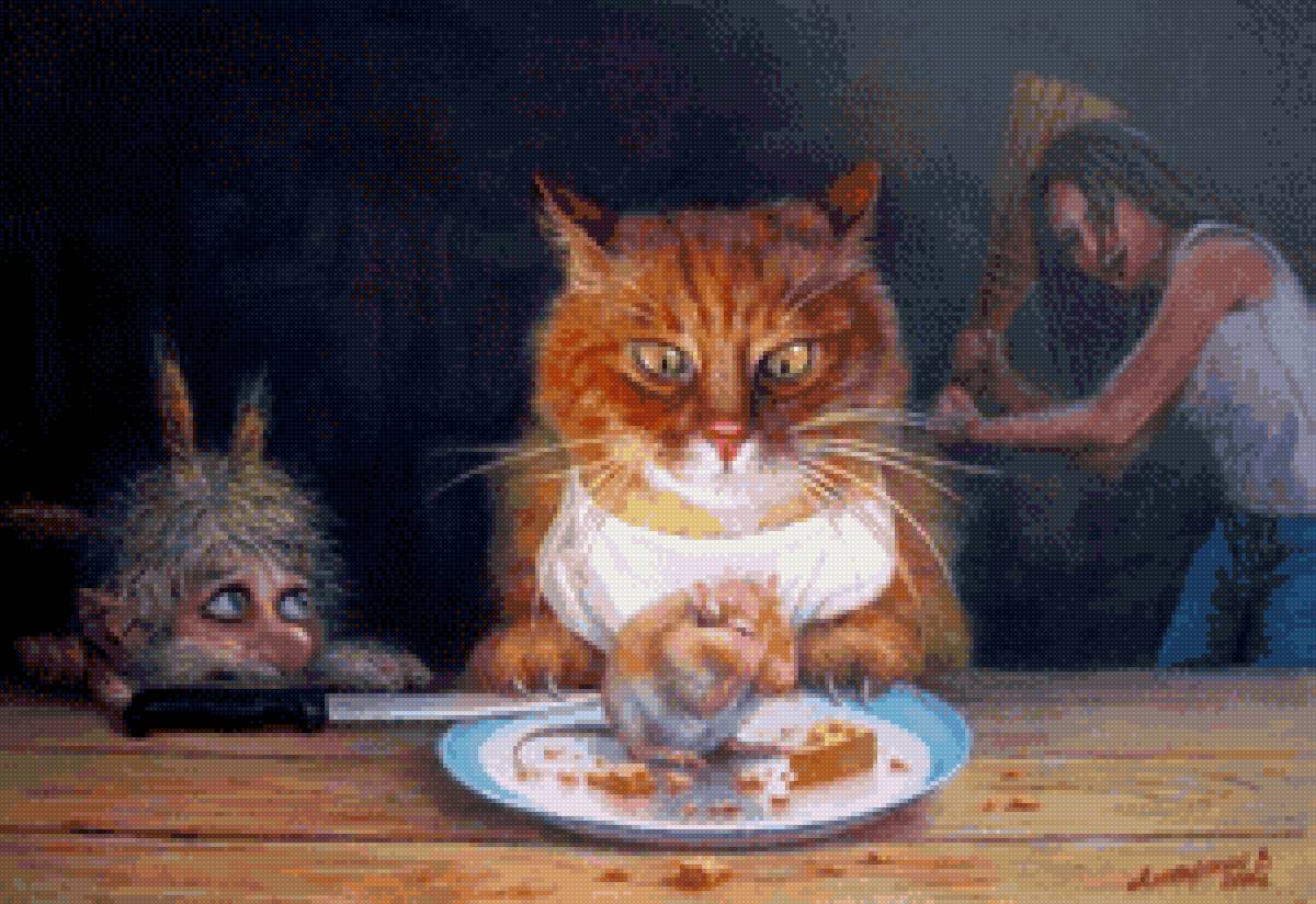 Застукали - чеширко, алатырский, кот, дневник домового - предпросмотр