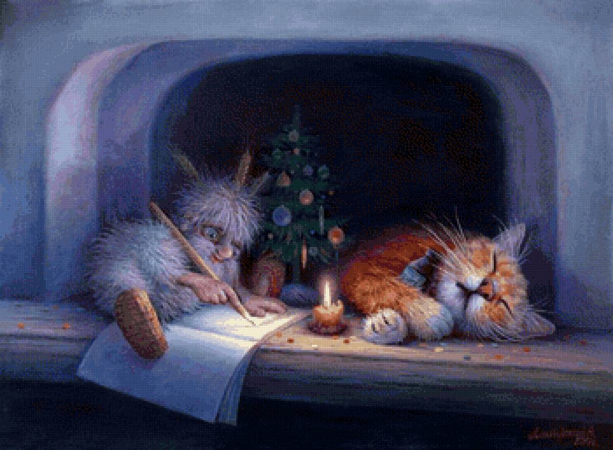 Домовой - кот, алатырский, дневник домового, чеширко - предпросмотр