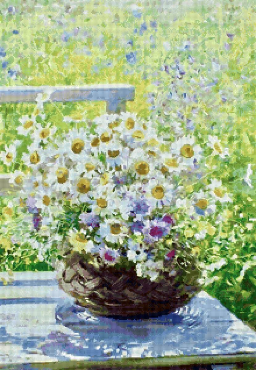 Ромашки - букет, цветы, ромашки, лето - предпросмотр