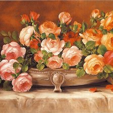 Схема вышивки «Пинторе Фасани. Розы»