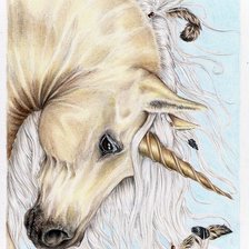 Схема вышивки «единорог»