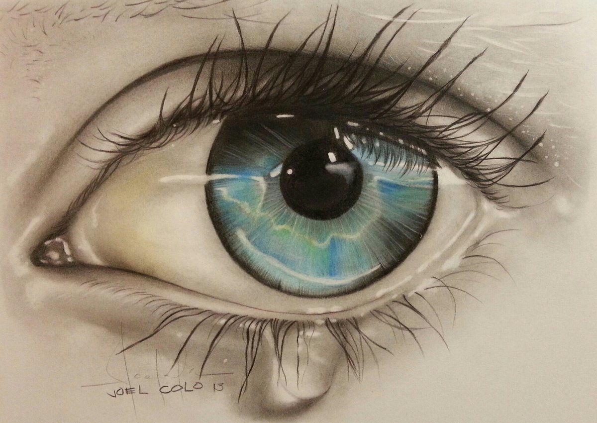 Слеза - слеза, глаз - оригинал