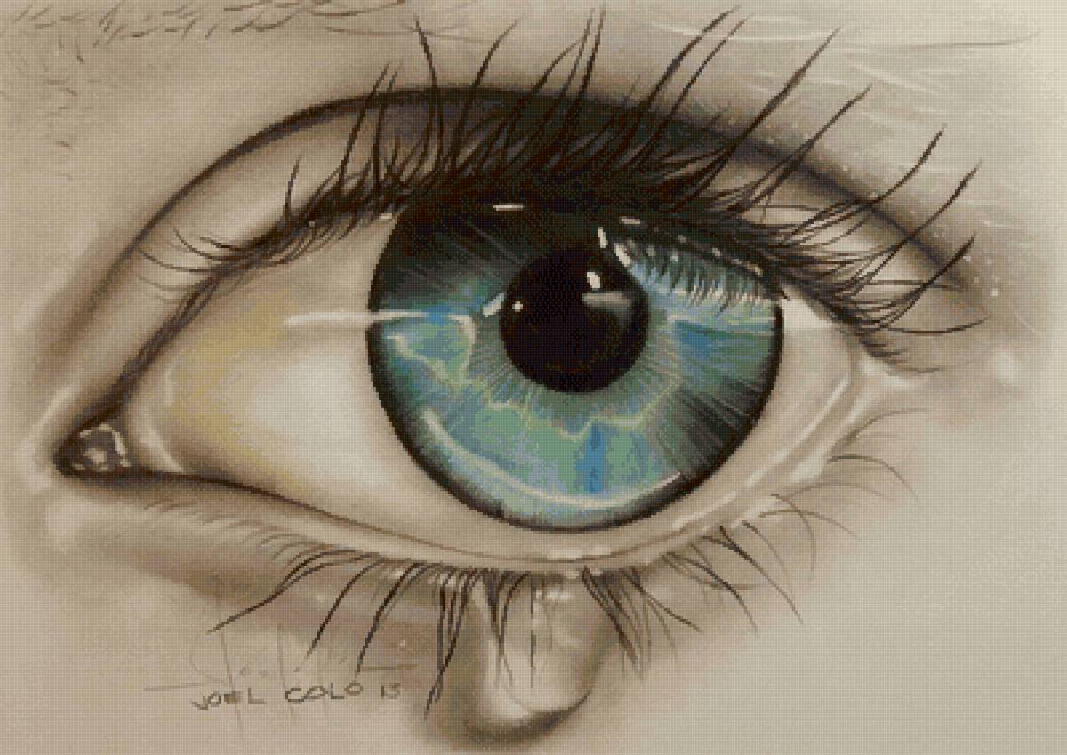 Слеза - глаз, слеза - предпросмотр