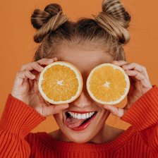 Схема вышивки «Девушка»