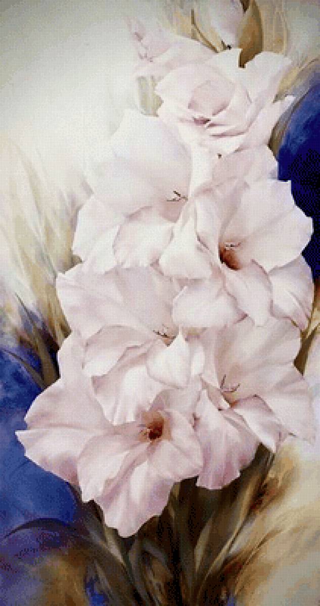 царь-гладиолус - цветы, растения, картина - предпросмотр