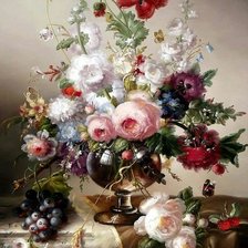 Схема вышивки «розы 1»