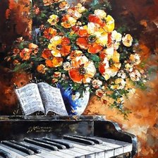 Схема вышивки «Пианино»