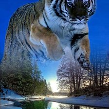 Схема вышивки «дух уссурийской тайги»