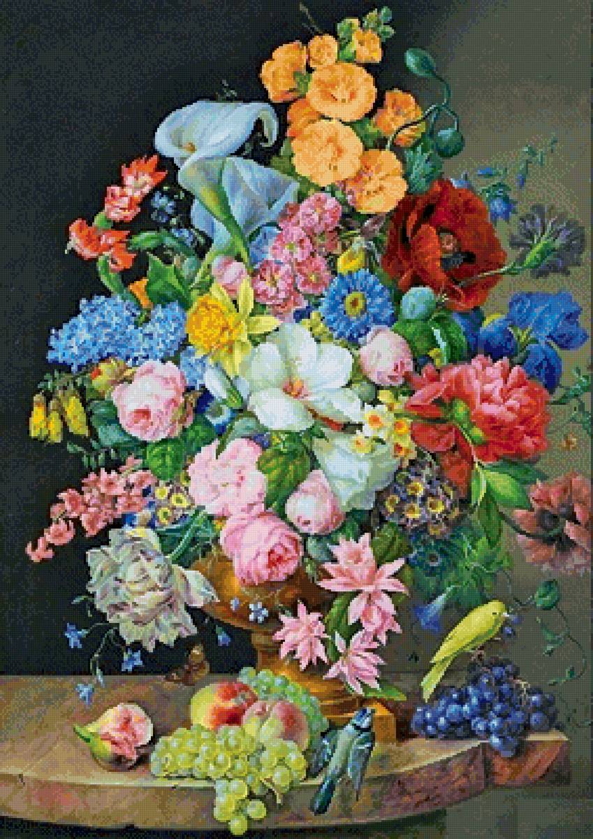 Франц Ксавер Петтер. Натюрморт - франц ксавер петтер, натюрморт - предпросмотр