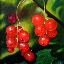 Схема вышивки «ягоды, пнк»