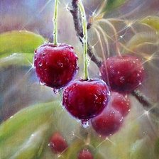 Схема вышивки «ягоды, пнк»