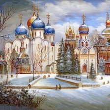 Схема вышивки «религия, храм, пнк»