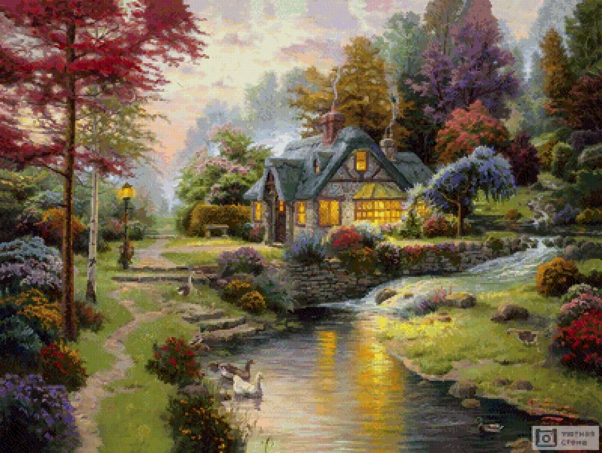 Томас Кинкейд - пейзаж, томас кинкейд - предпросмотр