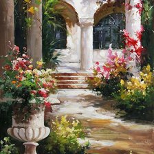 Схема вышивки «Сад»