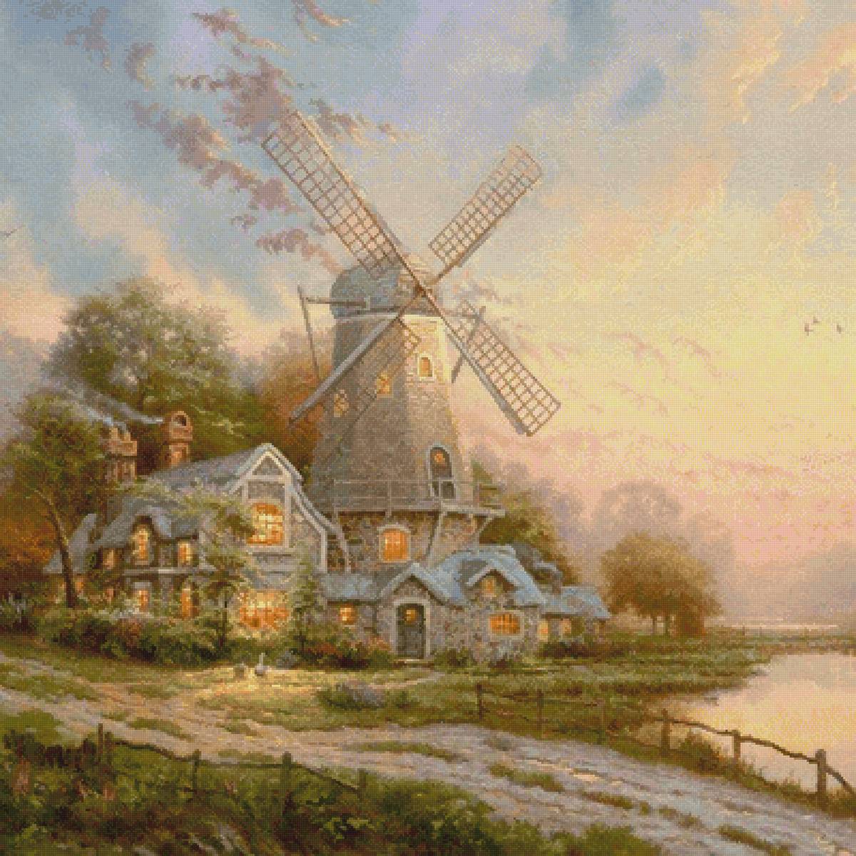 Томас Кинкейд - томас кинкейд, пейзаж - предпросмотр