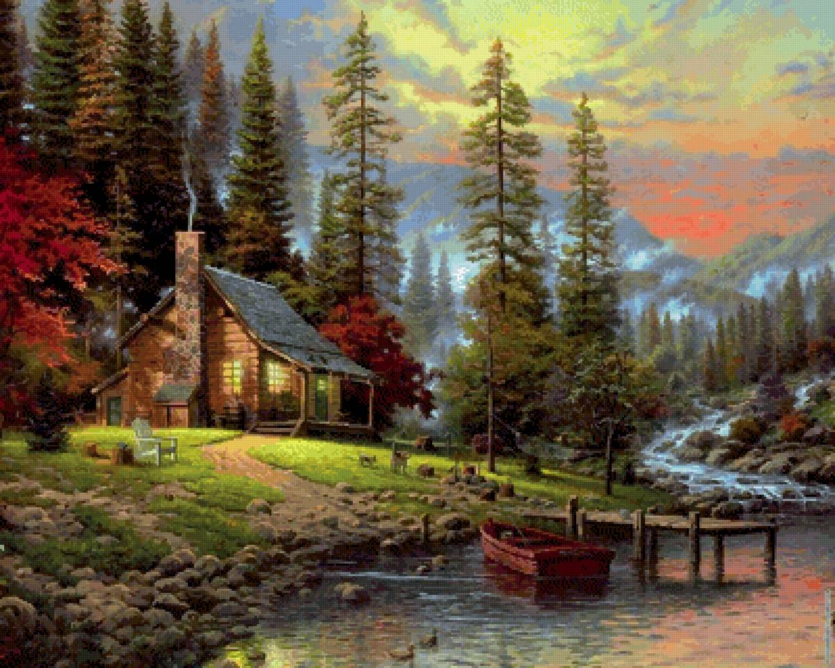 Томас Кинкейд - томас кинкейд, пейзаж - предпросмотр