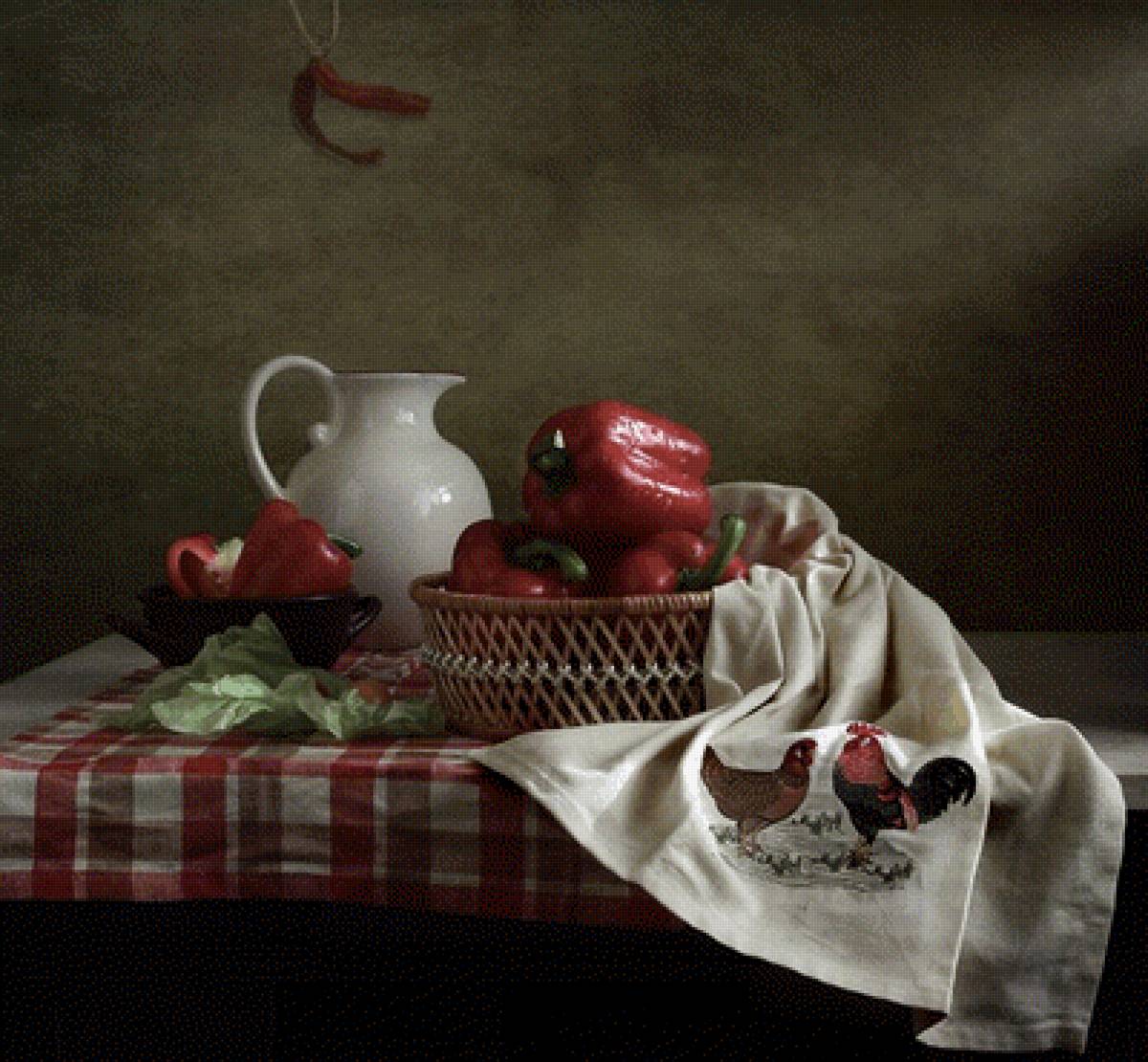 Перец - кухня, перец, натюрморт - предпросмотр