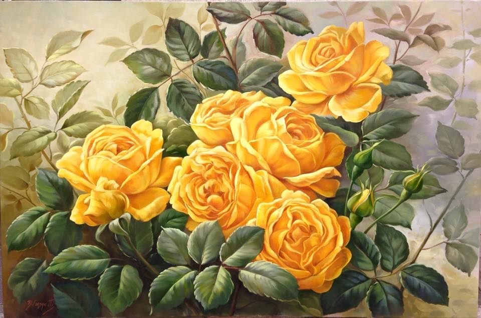 Желтые розы - цветы, розы - оригинал