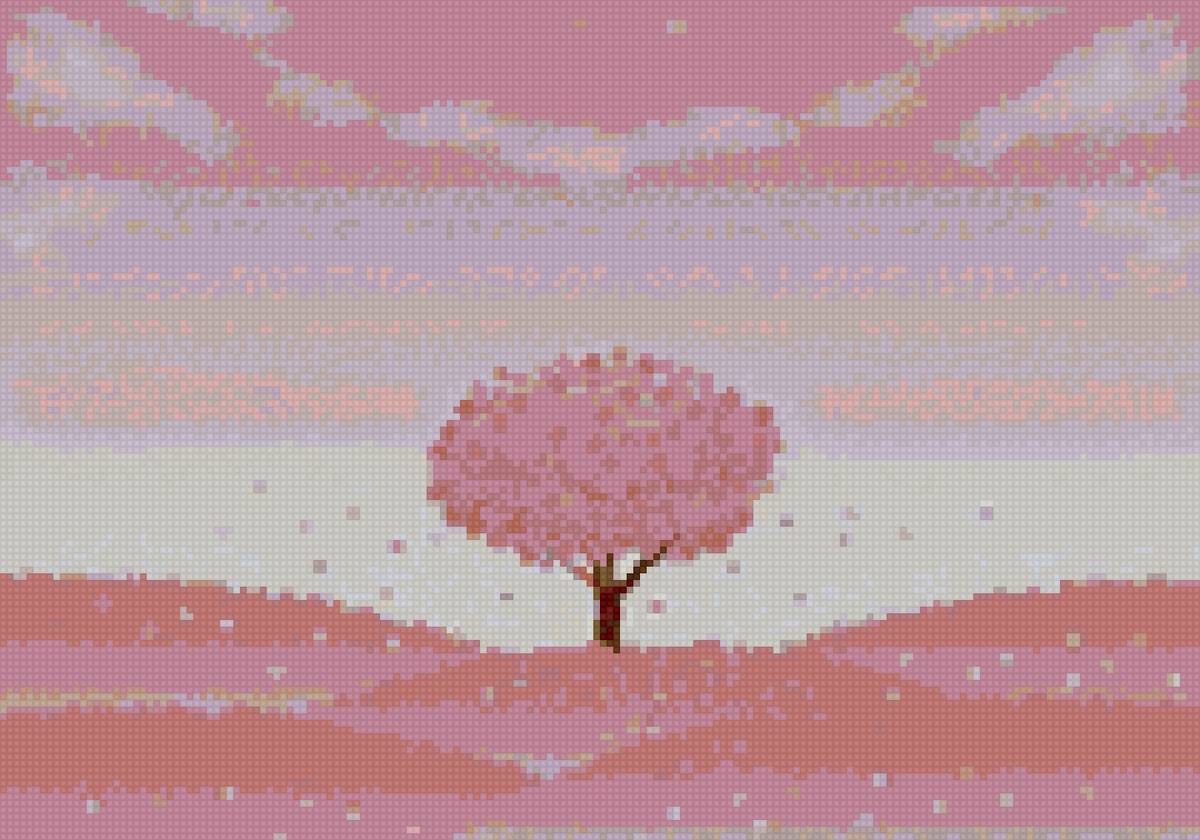 Одинокое дерево - минимализм, природа, дерево - предпросмотр