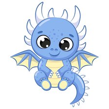 Схема вышивки «Дракоша»