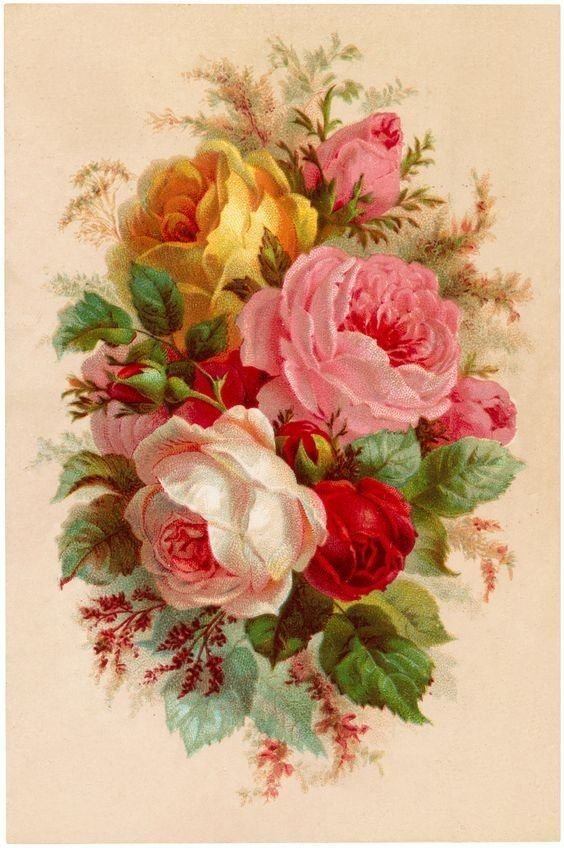 панно "Розы" - рисунок, акварель, натюрморт, цветы, розы - оригинал