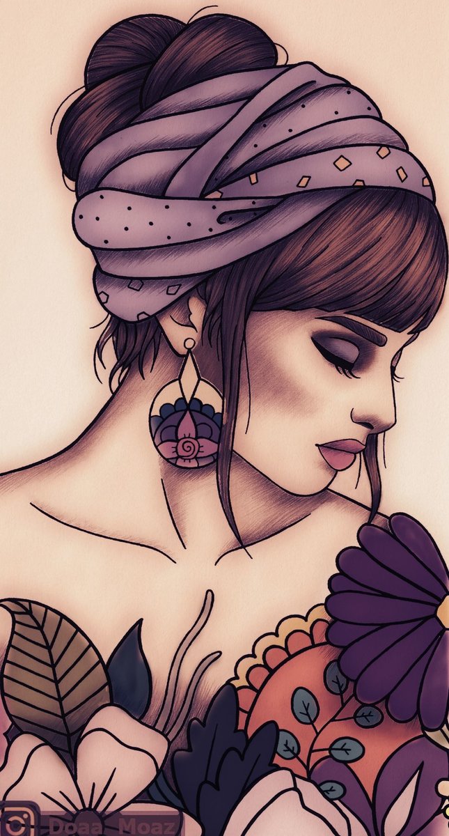 Портрет Девушки - акварель, портрет, рисунок, карандаш, девушка - оригинал