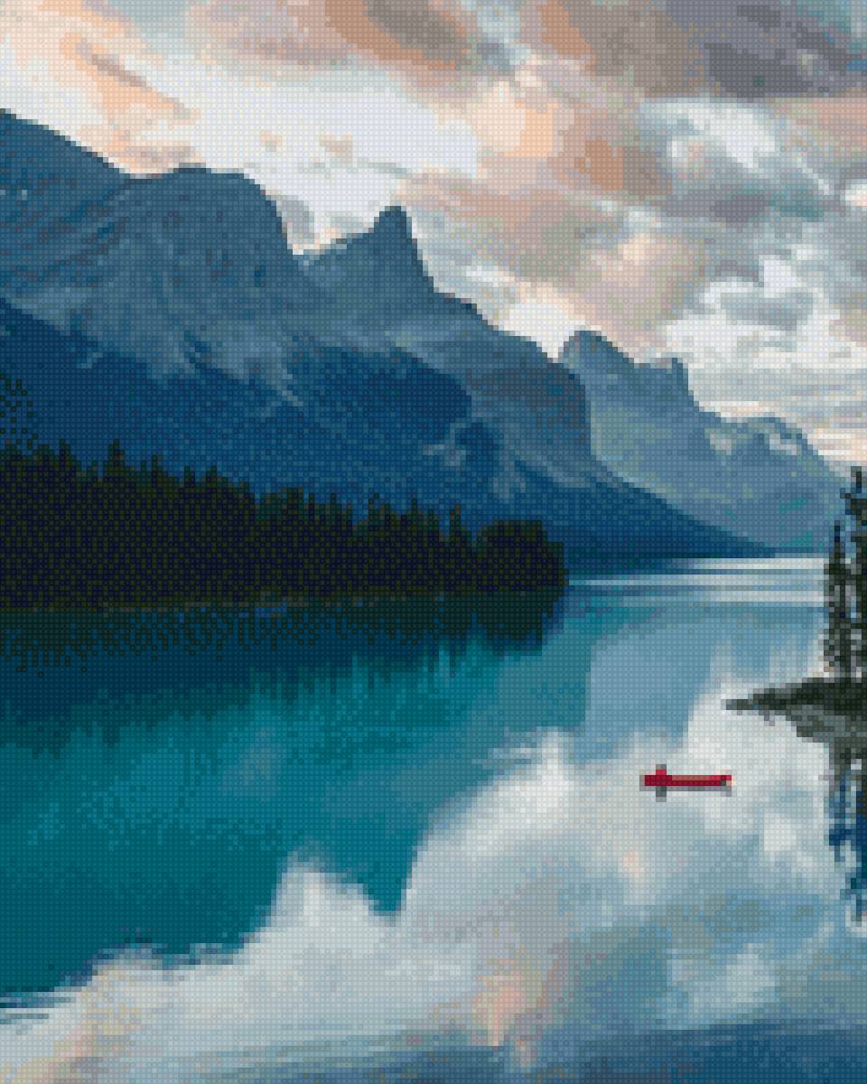 Канада - горы, река, природа - предпросмотр