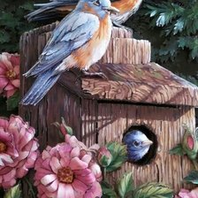 Схема вышивки «Семья»