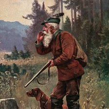 Схема вышивки «Охота»