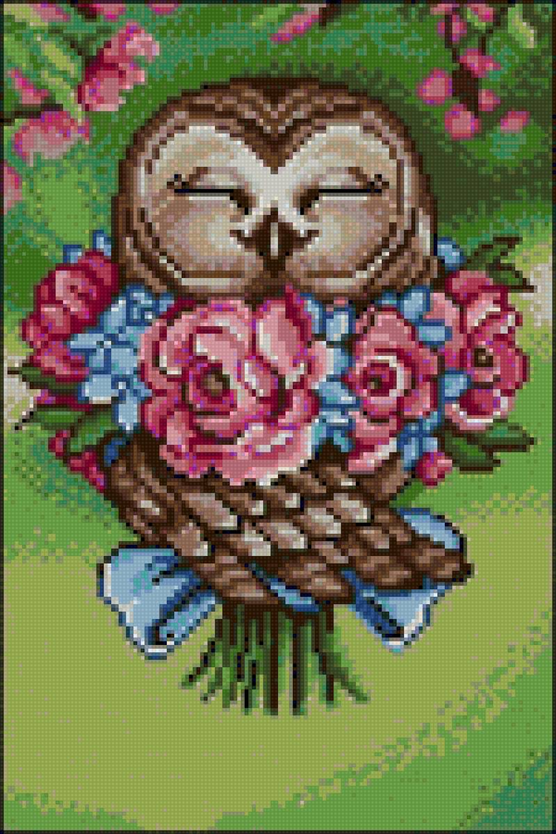 сова - птицы, совы, филин - предпросмотр