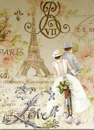 Винтаж - париж, винтаж - оригинал