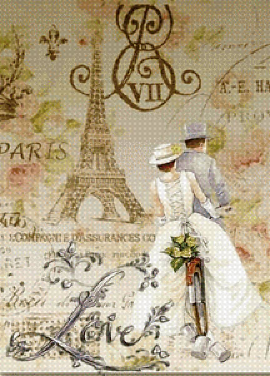 Винтаж - винтаж, париж - предпросмотр