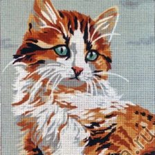 Оригинал схемы вышивки «котенок» (№2543135)