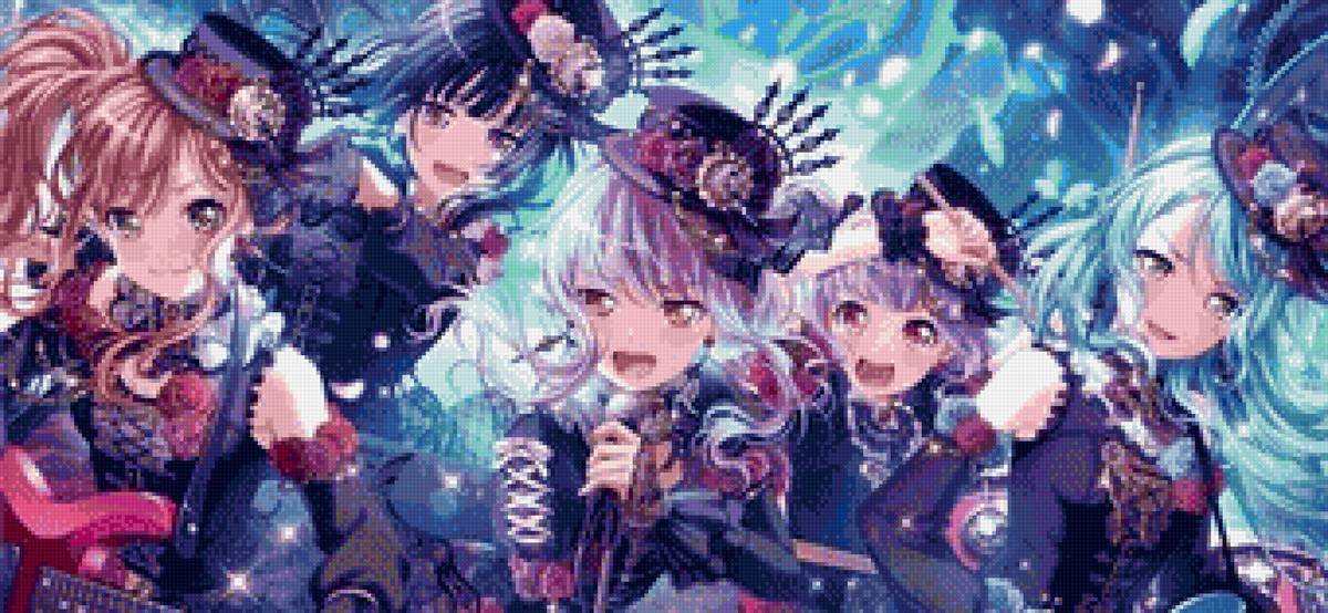 BanG Dream - аниме, roselia, bang dream - предпросмотр