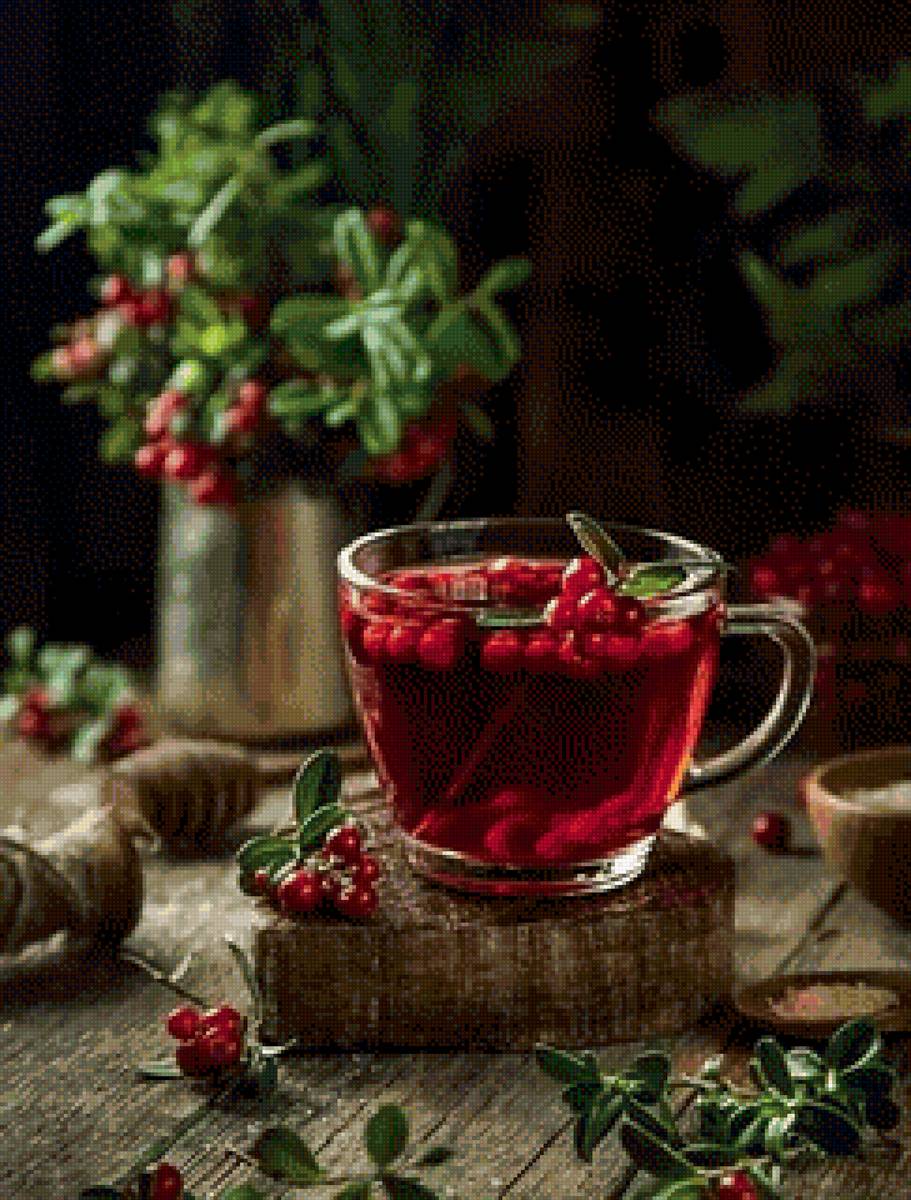 Чай - чай, чашка, ягоды - предпросмотр