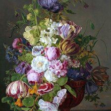 Схема вышивки «Bình hoa»