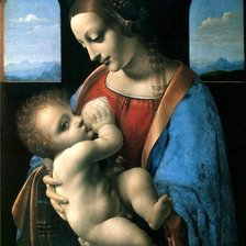 Схема вышивки «Леонардо Да Винчи - Мадонна»