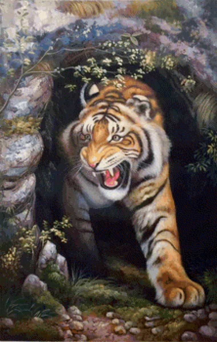 Тигр - хищник, животные, природа, тигр - предпросмотр