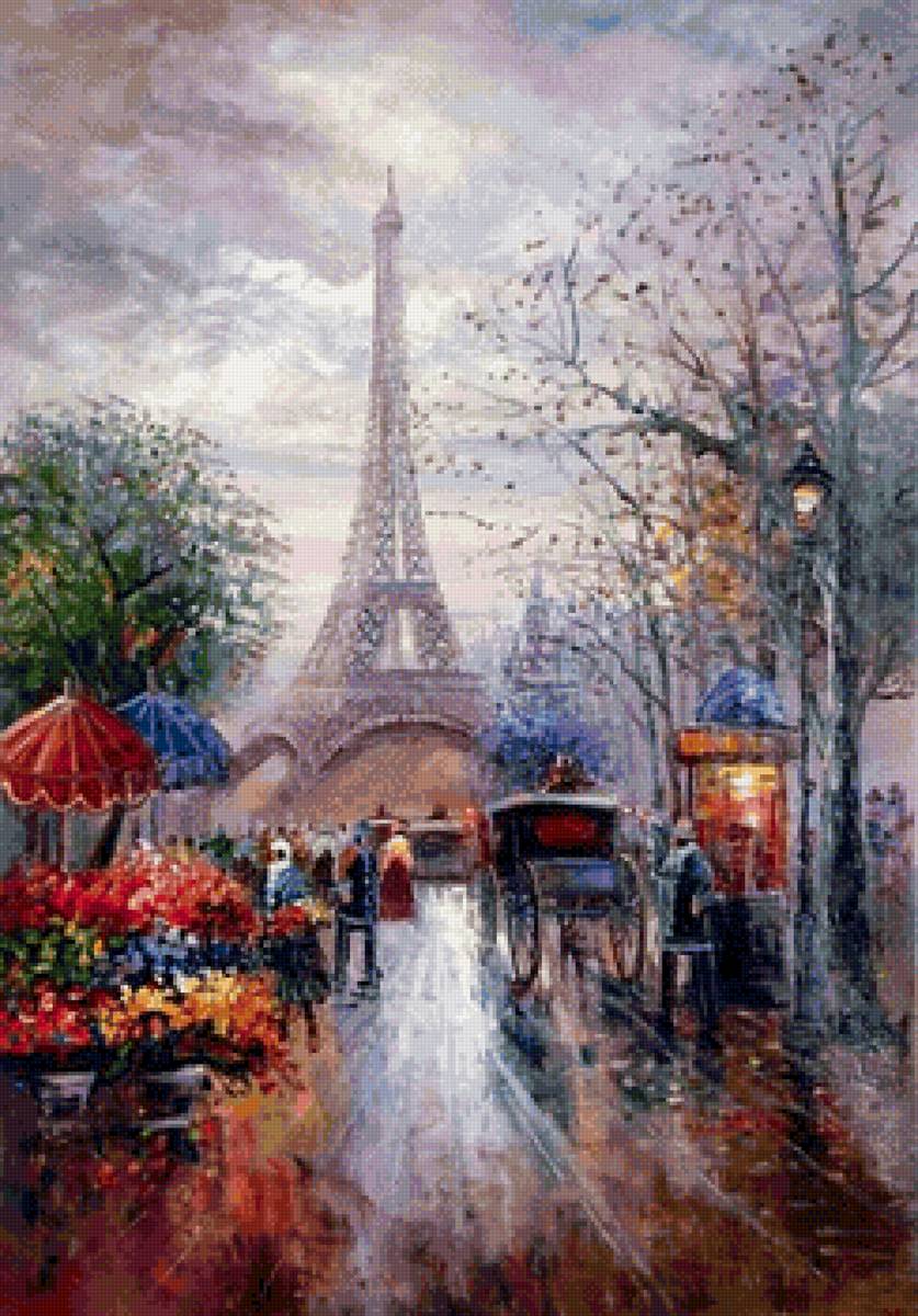 Париж - улица, париж, город - предпросмотр