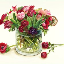 Схема вышивки «Фуджико букет»