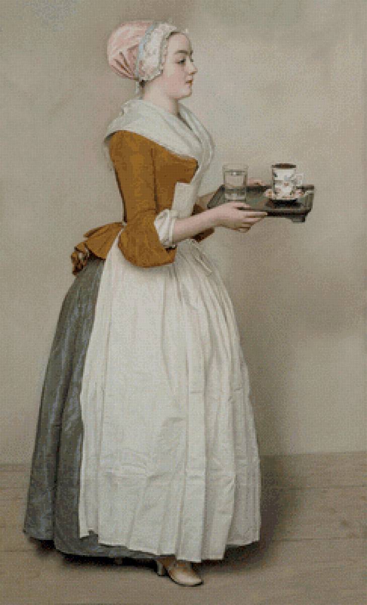 Жан Лиотар "Шоколадница" - картина, gamma, классика, эстэ, шоколад - предпросмотр