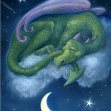 Схема вышивки «детское, дракон, фэнтези, пнк»