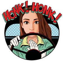 Схема вышивки «Honk honk»
