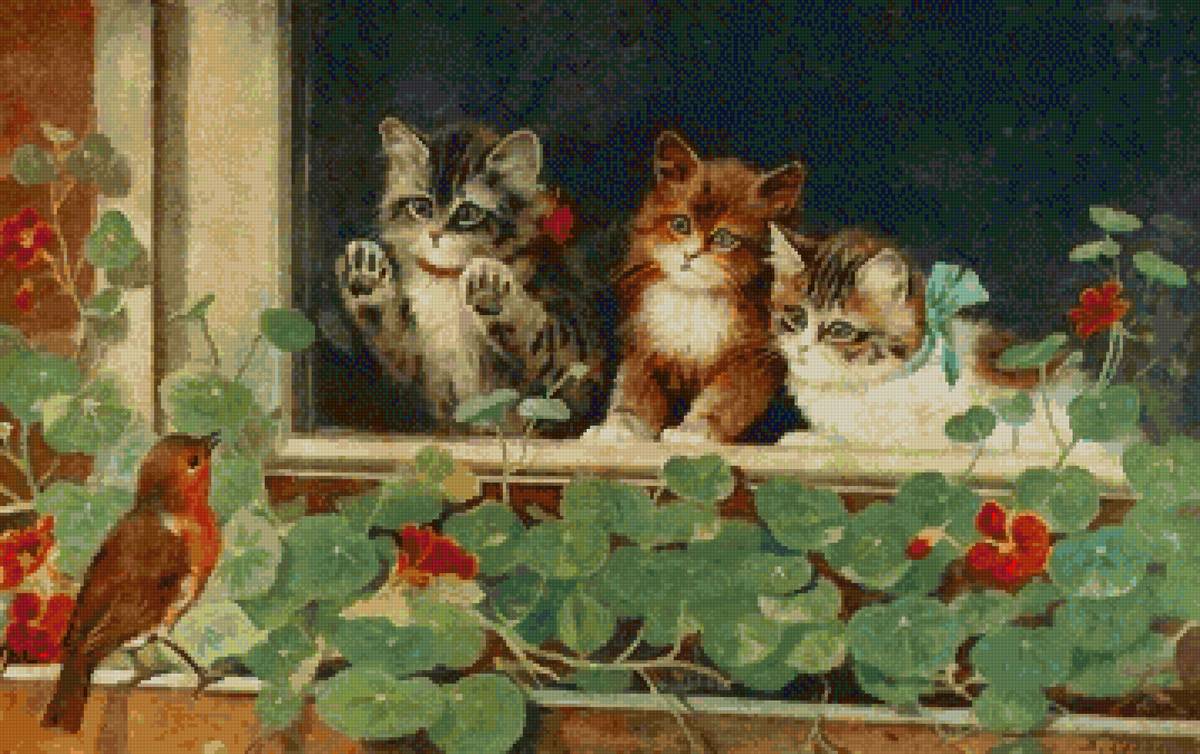 Веселая тройка - котята - предпросмотр