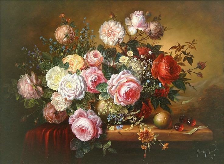 Bình hoa màu trầm - оригинал